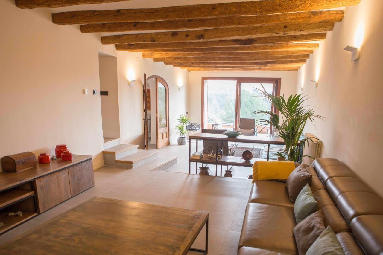 Casa Rural Masia Les Apieres El Pla de Manlleu Buitenkant foto