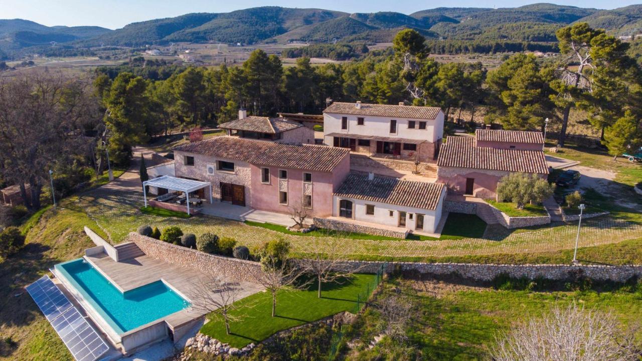 Masia Les Apieres Pension El Pla de Manlleu Buitenkant foto