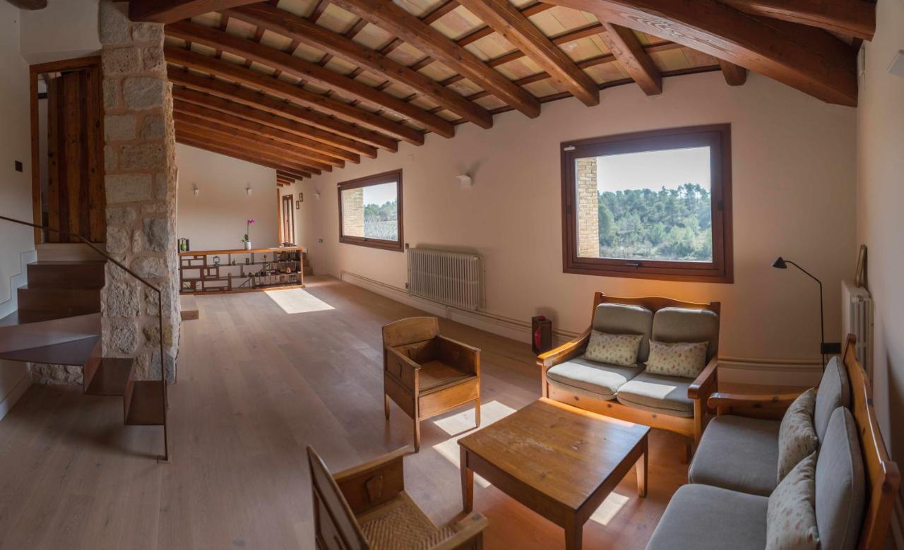Casa Rural Masia Les Apieres El Pla de Manlleu Buitenkant foto