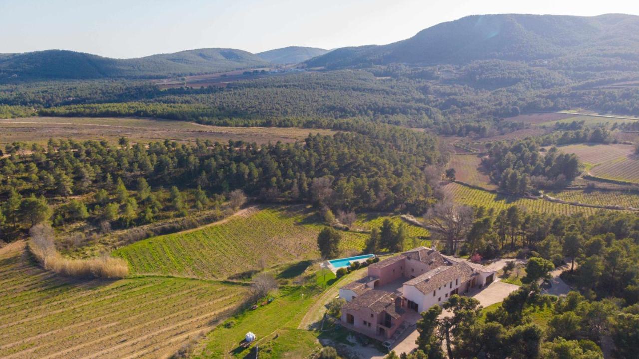 Masia Les Apieres Pension El Pla de Manlleu Buitenkant foto