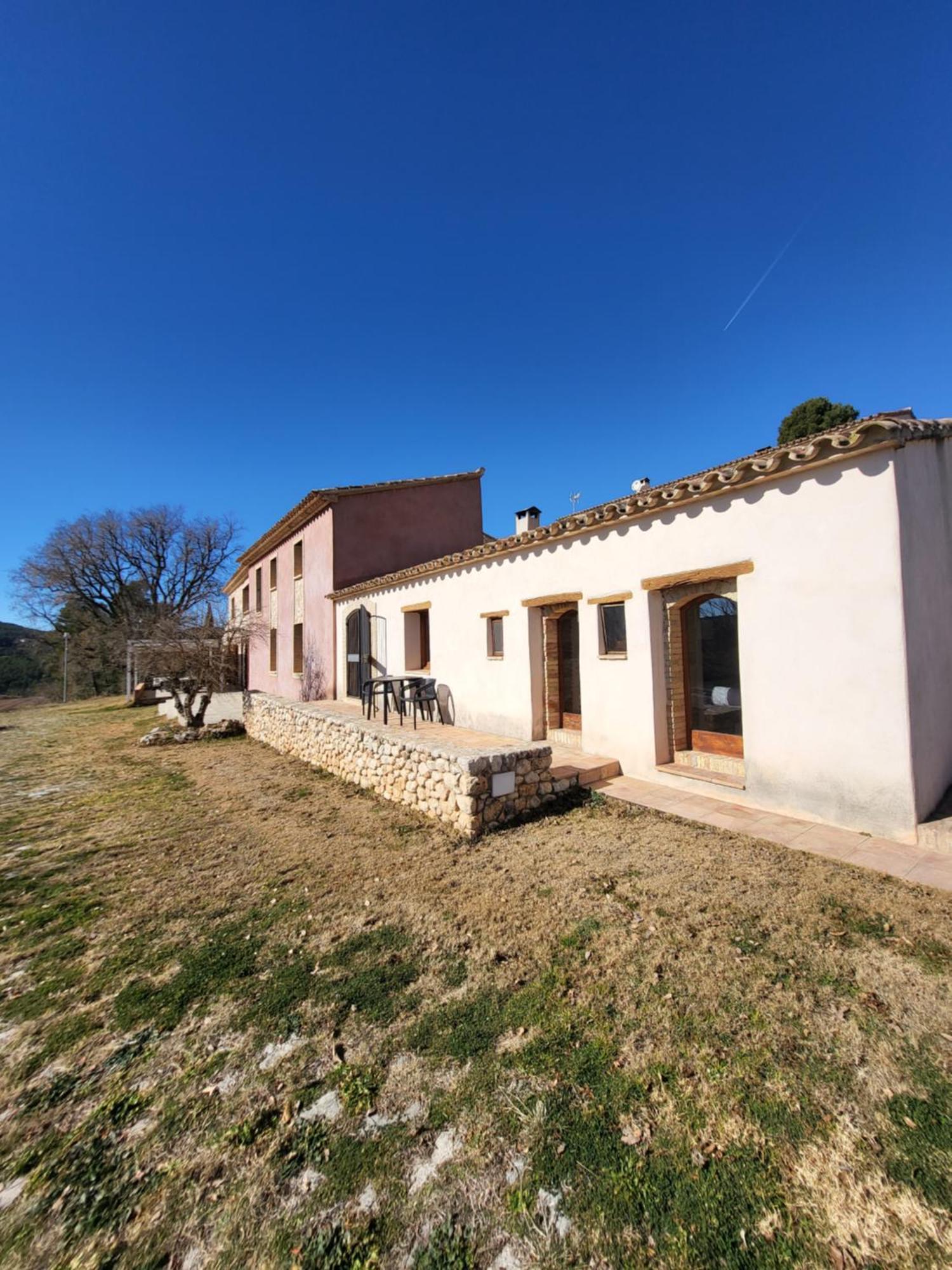 Masia Les Apieres Pension El Pla de Manlleu Buitenkant foto