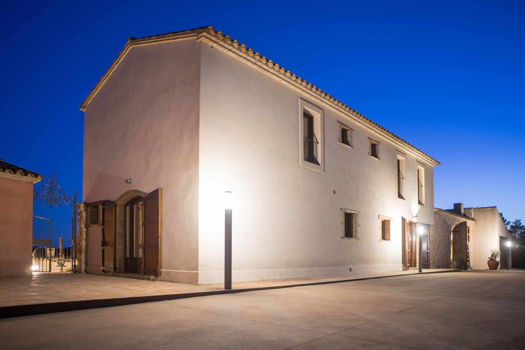 Casa Rural Masia Les Apieres El Pla de Manlleu Buitenkant foto