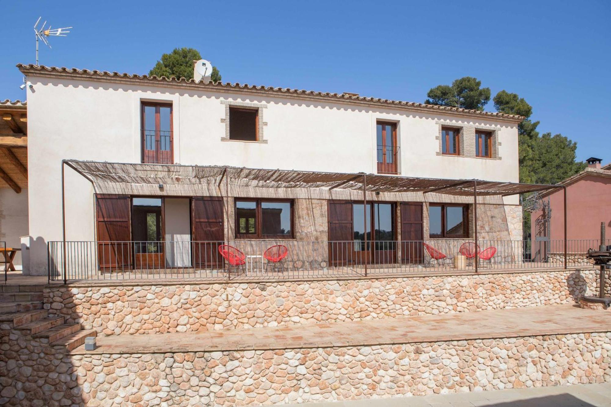 Casa Rural Masia Les Apieres El Pla de Manlleu Buitenkant foto