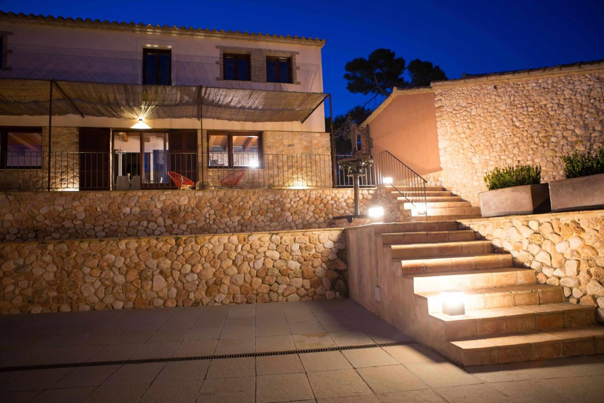 Casa Rural Masia Les Apieres El Pla de Manlleu Buitenkant foto